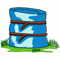 Camping Embroidery Design 4